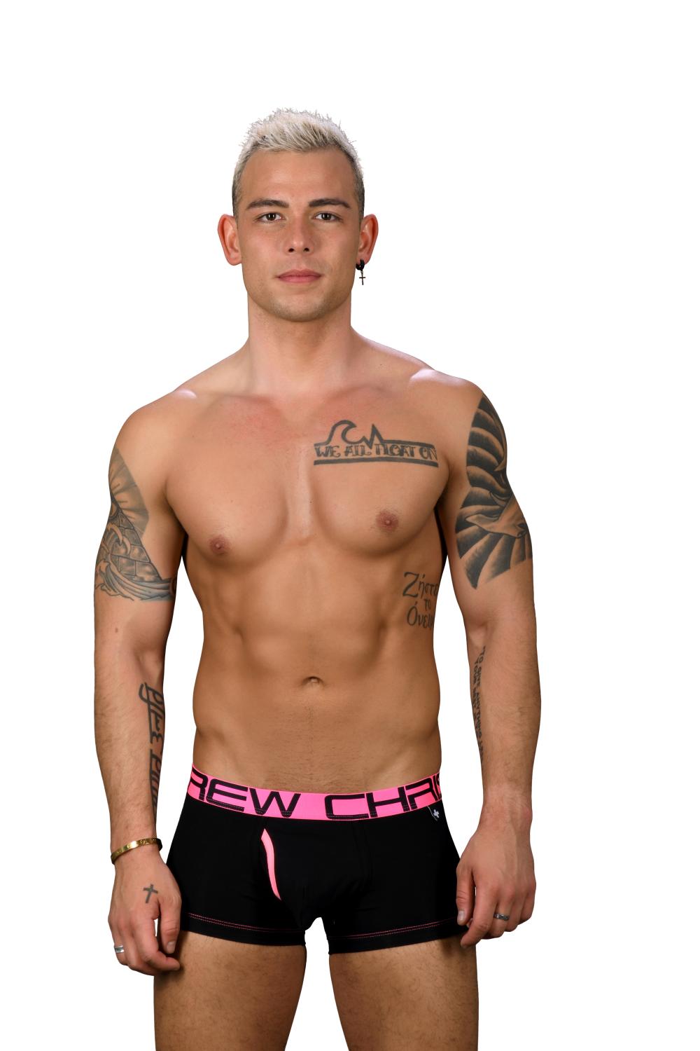 Fly Tagless Boxerky ANDREW CHRISTIAN Almost Naked Black2